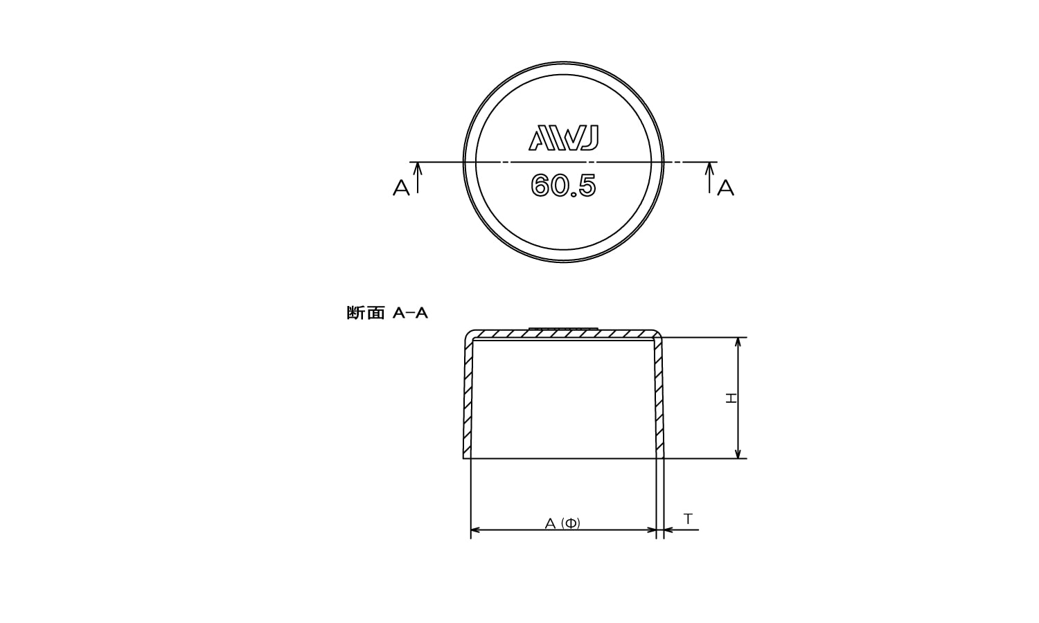 丸パイプ用平丸中栓 外径38.1mmパイプ用 100個セット 肉厚2.3mm ceg 丸パイプの中にはめこむタイプ 平丸中栓 黒 白 樹脂 プラスチック 202-10031 - 3