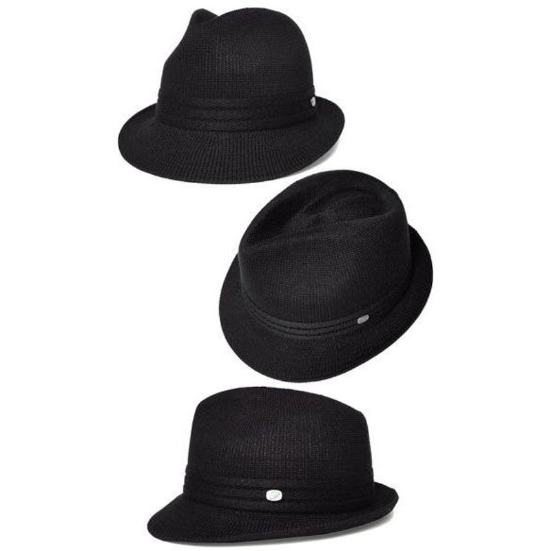 Borsalino ボルサリーノ マニッシュハット BS305 ブラック グレー