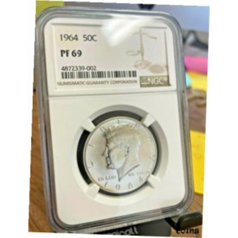 品質保証書付】 アンティークコイン NGC PCGS 1964 Silver Kennedy