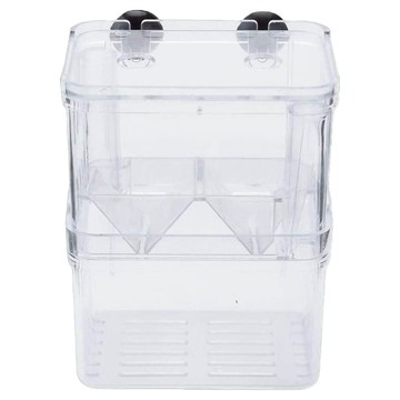 OTTO 產卵飼育盒 L 2層 隔離親魚與幼魚 提高幼魚存活率 適用於孔雀魚、鬥魚  1個