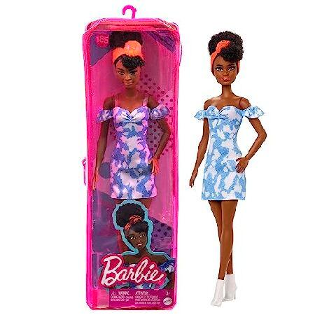 Barbie Fashionistas Doll 185 Black Up-do Hair Off-Shoulder