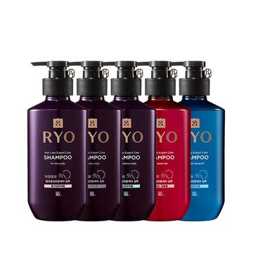 Ryo 滋養韌髮洗髮精400ml 多款任選 (油性/中性/敏感/去屑專用/扁塌細軟髮專用)