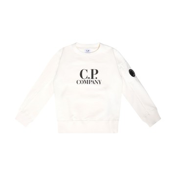 Cp Company - White Cotton Sweatshirt