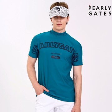 【ṔEARLY GATES】男款綠色四向伸縮高彈舒適吸水速乾透氣短袖立領衫 JGV27201