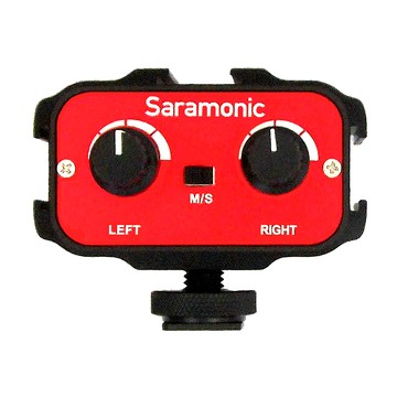 Saramonic 楓笛 SR-AX100 雙通道混音器  紅色 + 黑色