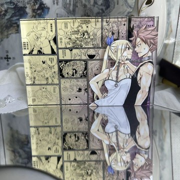 【動漫周邊✅】免運 妖精的尾巴納茲露西亞克力磚周邊二次元動漫擺件生日禮物手辦
