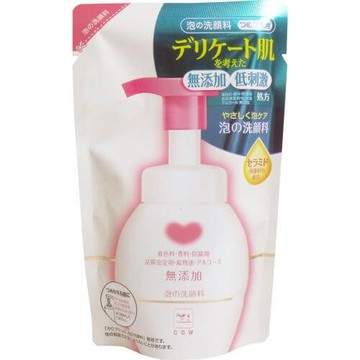 Cleanser packed milk soap Cow brand additive-free foam replacement for 180mL