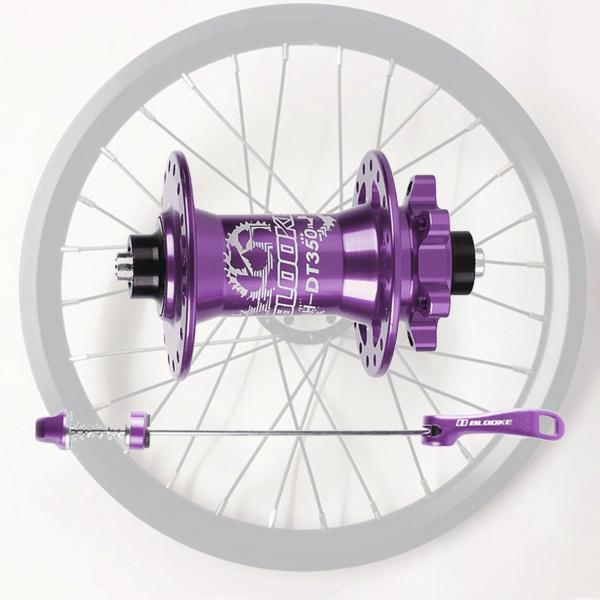 マウンテンバイクハブ711スピード6ボルトディスクブレーキハブパープルフロント LINEショッピング