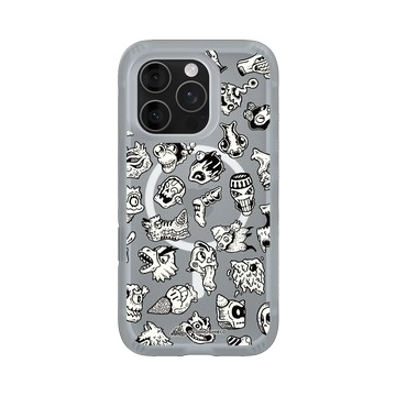 iPhone 16 Pro AirX 流變灰 - Ted Leonid Melendres - Monster Head Collection 怪獸謎