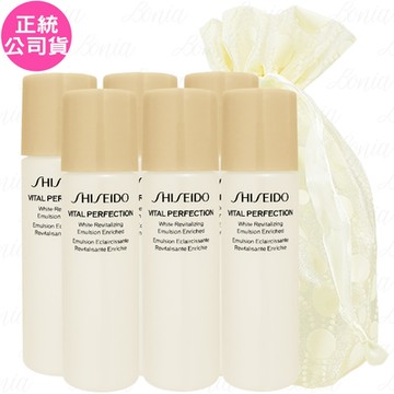 SHISEIDO 資生堂 激抗痕 亮采緊緻乳(#豐潤版)(30ml)*6旅行袋組(公司貨)