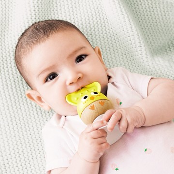🚚快速出貨【德國Hape】開心磨牙搖鈴三件組｜生日禮物、週歲禮、木製玩具