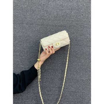 小香風迷你小圓包包女2025新款秋冬時尚高級感百搭洋氣斜挎鏈條包