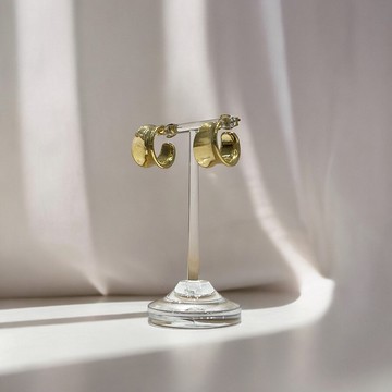 素面鏡感C型耳環