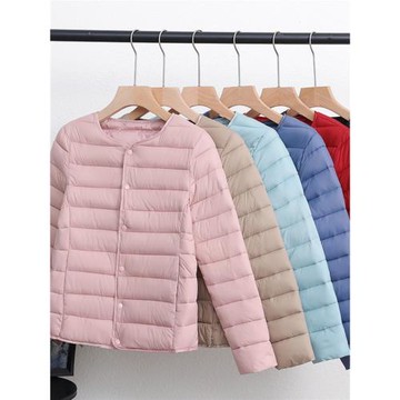 無領輕薄棉衣女內膽貼身冬季棉服短款內穿小棉襖秋冬薄款外套