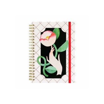 【KING JIM】HITOTOKI NOTE 手帳筆記本 線圈款 漫畫尺寸 摘花