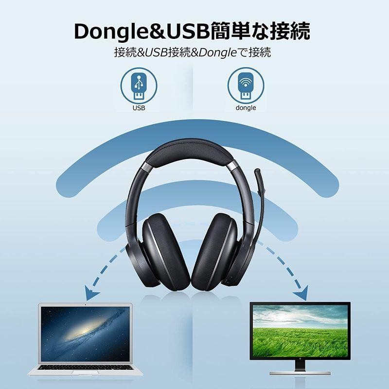 ヘッドセット Bluetooth 5.0 EMEET HS100 deaflink.com