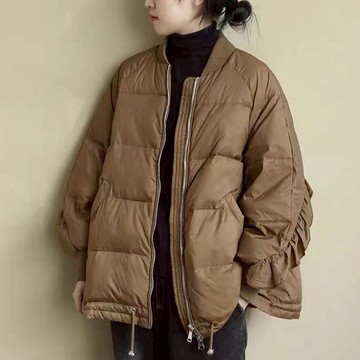 🌟折價券必買🌟中大尺碼 外套 設計感羽絨棉保暖外套【051904】JAN07｜2色  19LADY