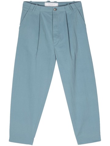 Société Anonyme - Jap Boy tapered-leg trousers - unisex - Cotton - M - Blue