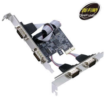 伽利略 PCI-E RS232 4埠 擴充卡 (PETR04A)