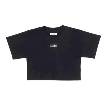 MM6 Kids 柔軟純棉短袖短版 T - Shirt