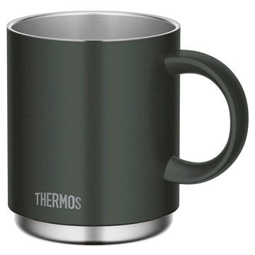 THERMOS 膳魔師 不鏽鋼真空馬克杯  森林綠  350ml  1個
