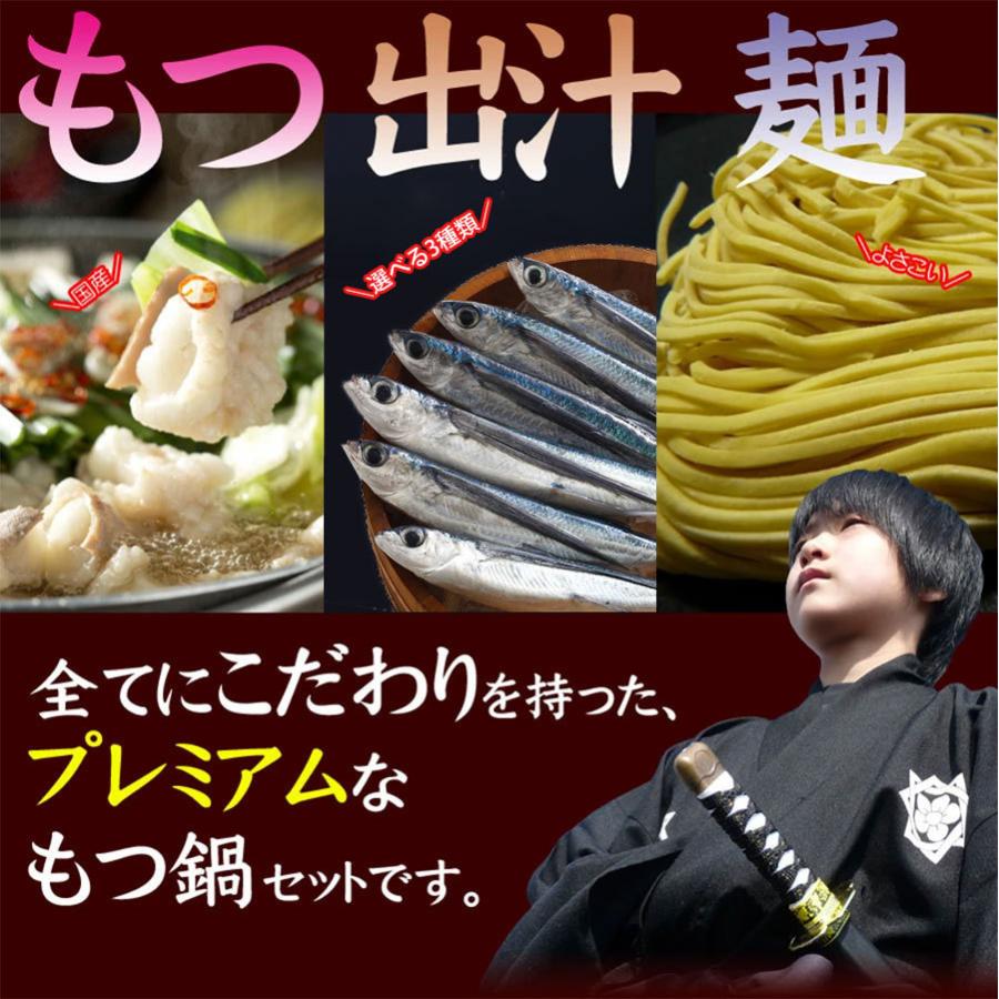 送料無料 国産プレミアム もつ鍋(2〜3人前) 醤油 塩 キムチ味 締めのラーメン付き ホルモン 冷凍 牛肉 お取り寄せグルメ 食材