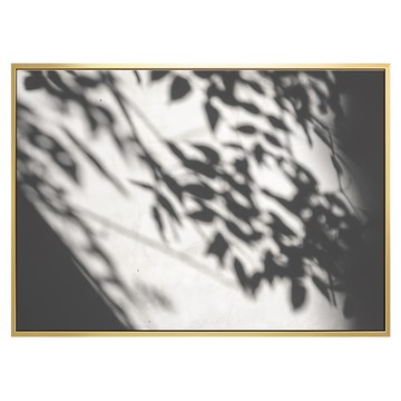 植光掠影I 金色 1入 PS環保樹脂框+油畫布+松木內框  70 x 50cm