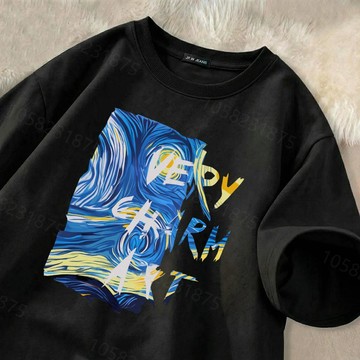 【當天出貨 星空短袖】重磅麂皮絨短袖300g t恤 美式復古短袖男生 寬鬆透氣抗皺大碼oversize 短袖上衣男女可穿