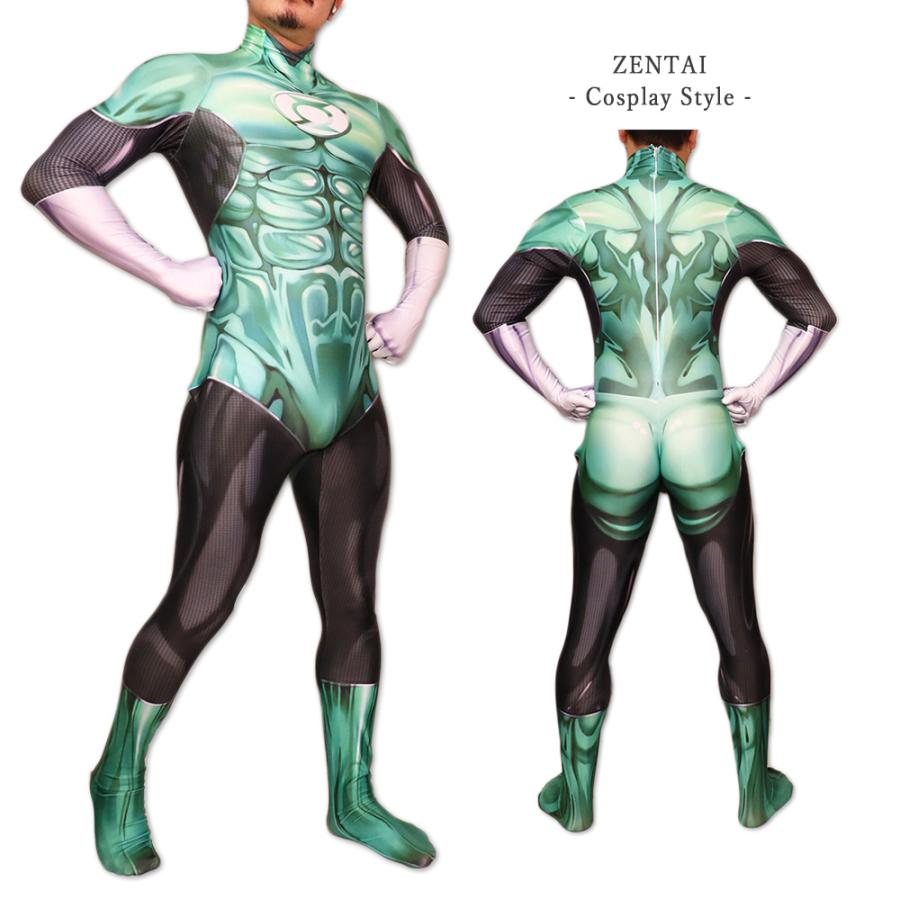 全身タイツ グリーンスーツ アメコミ系 コスプレ Green SF 緑 全タイ ゼンタイ 大人用 仮装 マッチョ 衣装 cosplay Zentai  ハロウィン GT-LINE Favolic | LINEブランドカタログ