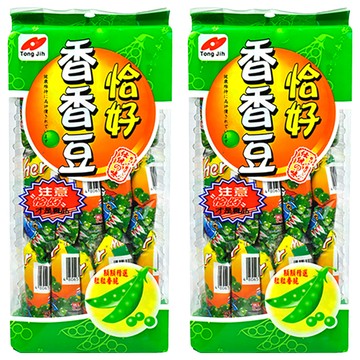 TONG JIH 統記食品 恰好香香豆 原味  2袋  330g