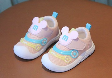 【NikoKids】軟底小童鞋/小童運動鞋/包鞋/粉色(NK729)20碼鞋內14公分