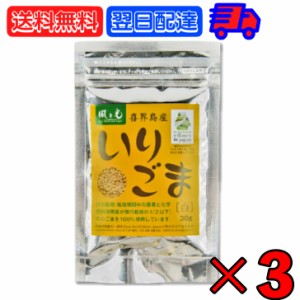 風と光 喜界島いりごま白 30g ×3 いりごま ごま 胡麻 白 しろ 白胡麻 白ゴマ 白ごま しろごま 特別栽培 白ごま100％使用 煎りごま 煎り