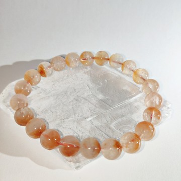 巴西 8.5mm 10.5mm 11mm 紅兔毛 Rutilated Quartz 手串