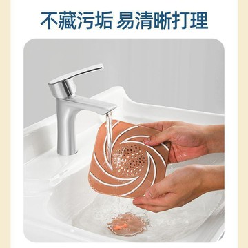 挑戰最低價 排水孔蓋 過濾墊 下水道排水蓋 居家用 硅膠通用地漏蓋衛生間浴室下水道毛髮過濾網頭髮防臭堵封口蓋神器嚴選