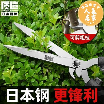 園藝大剪刀 修枝剪 剪枝剪刀 園藝剪刀園林專用修剪樹枝粗枝修花綠化工具綠籬剪大剪子