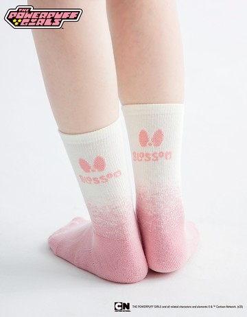 【飛天小女警】粉彩漸層襪- 粉