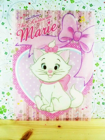【震撼精品百貨】The Aristocats Marie 迪士尼瑪莉貓~墊板-粉蝴蝶結