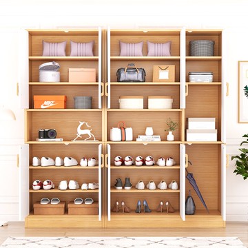 鞋柜家用門口新款2021爆款入戶玄關柜簡約現代高立式儲物收納柜子