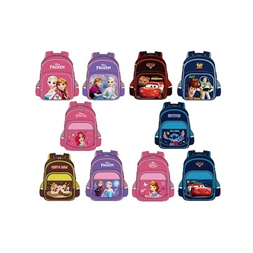 ~雪黛屋~小公主.玩具總動員.CARS.米奇.米妮.冰雪.人魚.奇蒂.史迪後背可A4資夾中高年級KD#1748