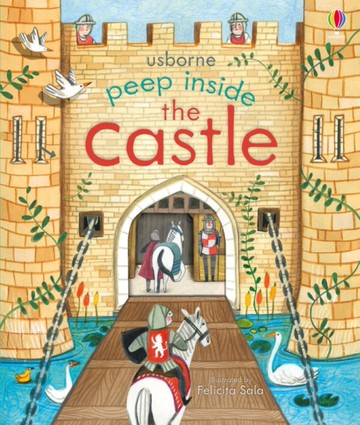 《出清》Usborne Peep Inside the Castle 硬頁翻翻書(窺視城堡)【南風百貨】