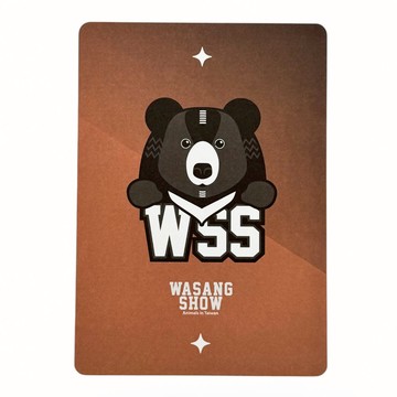 【森林動物系列】Ｑ黑熊厚卡明信片