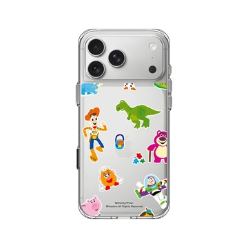 iPhone 17 Pro Max Clear Case（相機按鈕） 透明 - 迪士尼-玩具總動員 Toy Story - Sticker