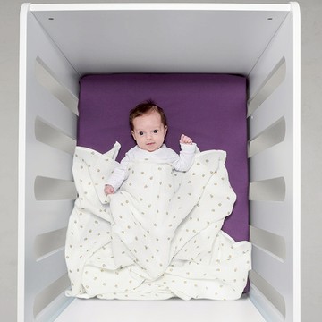 鯊魚咬一口 BabyBites｜100% 純棉舒適透氣超萌圖騰包巾-杯子蛋糕