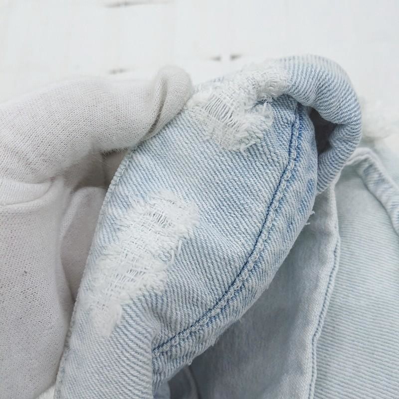 ◇ ZARA ザラ ダメージ加工 プリント 長袖 デニム ジャケット G ◇ ZARA ザラ ダメージ加工 プリント 長袖 デニム ジャケット G