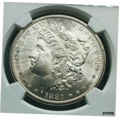 品質保証書付】 アンティークコイン NGC PCGS 1881-S Morgan Silver