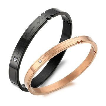 【Giumka】情侶手環｜情深似海・客製刻字｜週年紀念．送閨蜜
