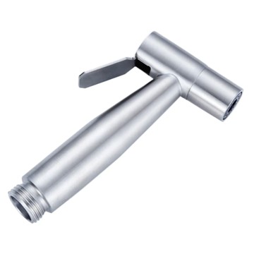 E.dot 馬桶噴槍沖洗器 304不鏽鋼  12 x 5.6 x 2cm  不鏽鋼原色