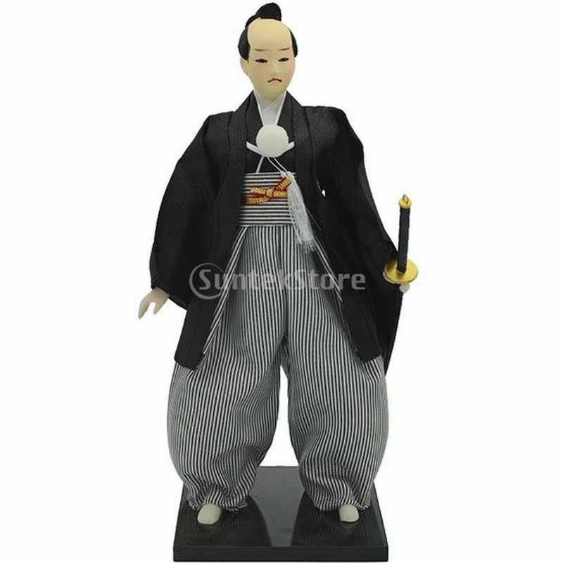 手作り 黒いコート 縞ズボン 日本サムライ人形 12インチ アクションフィギュア オリエンタルドール 模型 通販 Lineポイント最大0 5 Get Lineショッピング