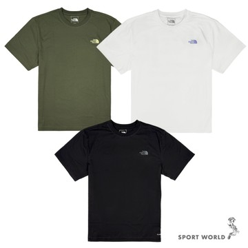 The North Face 北面 短袖上衣 男裝 女裝 排汗【運動世界】NF0A8GXD21L/NF0A8GXDFN4/NF0A8GXDJK3