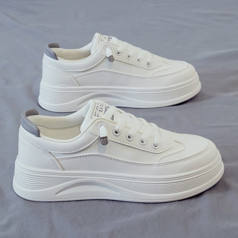 スニーカー レディース 白 40代 シンプル カジュアル ローカット 厚底 通販 Lineポイント最大0 5 Get Lineショッピング